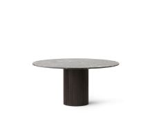 Billede af Vipp 495 Cabin Round Table Ø: 150 cm - Dark Oak/Grey Marble 