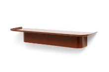 Billede af HAY Korpus Shelf 7 Hooks L 90x25x14 cm - Brick Red