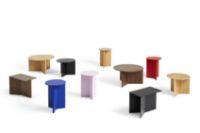 Billede af HAY Slit Table Wood Round Ø: 45 cm - Walnut