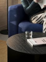 Billede af HAY Slit Table Wood Round Ø: 45 cm - Black