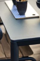 Billede af Mindo 101 Dining Table 222x90 cm - Dark Grey/Black Opium