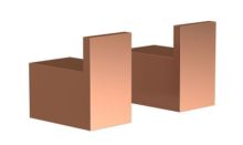 Billede af FROST QUADRA Krog 8L Sæt m. 2 stk - Børstet Kobber 