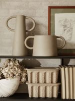 Billede af Ferm Living Paper Pulp Box Set Of 2 Small H: 12,5 cm - Brown