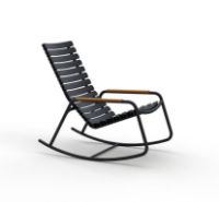 Billede af HOUE ReCLIPS Gyngestol D: 102 cm - Sort / Bambus