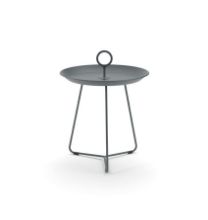 Billede af HOUE Eyelet Tray Table Ø: 45 cm - Dark Grey