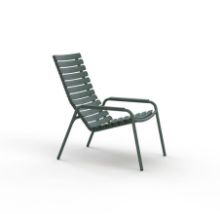 Billede af HOUE ReCLIPS Lounge Stol H: 59 cm - Grøn / Aluminium