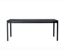 Billede af Rübner Spisebord/Arbejdsbord 240x100 cm - Sort Linoleum/Grafit