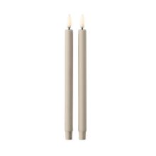 Billede af STOFF Nagel LED Candles by Uyuni Lighting H: 20 cm 2  stk. - Sand 