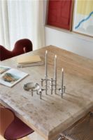 Billede af STOFF Nagel LED Candles by Uyuni Lighting H: 20 cm 2  stk. - Sand 