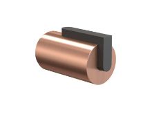 Billede af FROST NOVA2 Dørstopper 1 L: 5,5 cm - Børstet Kobber 