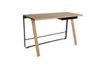 Billede af Bent Hansen Hemingway Skrivebord m. Opladerstation & Skuffe L: 120 cm - Matlakeret Eg