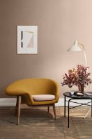 Billede af Warm Nordic Fried Egg Loungestol Venstre SH: 40 cm - Dark Ochre/Pale Rose