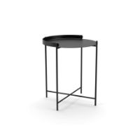 Billede af HOUE EDGE Tray Table Ø: 46 cm - Black
