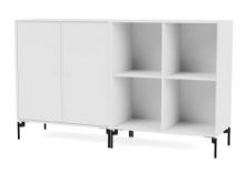 Billede af Montana Selection Pair Skænk med ben 139,2x69,6 cm - 101 New White / Black