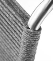 Billede af FDB Møbler M20 Teglgård Snorestol 87x54x65 cm - Rustfrit Stål/Lysegrå Meleret