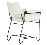 Billede af GUBI Tropique Dining Chair SH: 45 cm - Black/Limonta 06