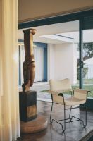 Billede af GUBI Tropique Dining Chair SH: 45 cm - Black/Limonta 06