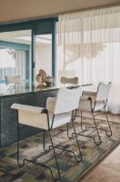 Billede af GUBI Tropique Dining Chair SH: 45 cm - Black/Limonta 06