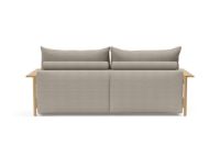 Billede af Innovation Living Malloy Wood Sofa Bed B: 230 cm - Lakeret Eg/579 Kenya Gravel