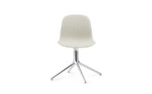 Billede af Normann Copenhagen Form Drejestol SH: 44cm - Upminster Sand/Aluminium