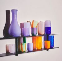 Billede af Kodanska Flow Longdrink 40 cl - Purple W. Green Stripes  OUtTLET OUTLET