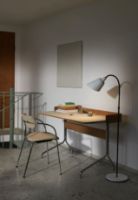 Billede af &Tradition Bellevue Floor AJ7 H: 130 cm - White/Bronzed Brass