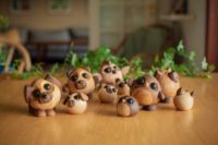 Billede af FableWood Ulven Luna Pick-Me-Up S H: 5 cm - Træ  OUTLET