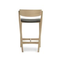 Billede af Sibast Furniture No 7 Bar Stool SH: 65 cm - Soap Oak / Remix 133 Dark Grey 