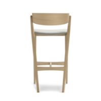 Billede af Sibast Furniture No 7 Bar Stool SH: 75 cm - Soap Oak / Remix 123 Light Grey