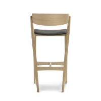 Billede af Sibast Furniture No 7 Bar Stool SH: 75 cm - Soap Oak / Remix 133 Dark Grey