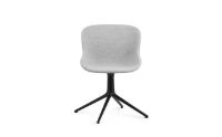 Billede af Normann Copenhagen Hyg Drejestol Fuldpolstret SH: 46 cm - Partner/Sort Aluminium