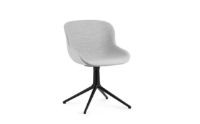 Billede af Normann Copenhagen Hyg Drejestol Fuldpolstret SH: 46 cm - Partner/Sort Aluminium