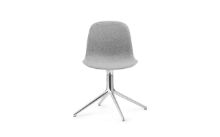 Billede af Normann Copenhagen Form Drejestol SH: 44cm - Partner Grey/Aluminium