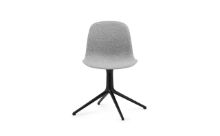 Billede af Normann Copenhagen Form Drejestol SH: 44cm - Partner Grey/Sort Aluminium