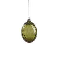 Billede af Kodanska Danish Summer Easter Egg Ø: 6,5 cm - Olive Green OUTLET