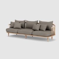 Billede af &Tradition Fly SC12 Sofa L: 240 cm - Oiled Oak/Hot Madison 094