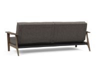 Billede af Innovation Living Splitback Frej Sofa Bed B: 232 cm - Smoked Oak/216 Flashtex Dark Grey