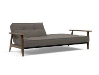 Billede af Innovation Living Splitback Frej Sofa Bed B: 232 cm - Smoked Oak/216 Flashtex Dark Grey