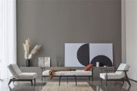 Billede af Innovation Living Splitback Frej Sofa Bed B: 232 cm - Smoked Oak/216 Flashtex Dark Grey