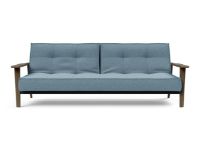 Billede af Innovation Living Splitback Frej Sofa Bed B: 232 cm - Smoked Oak/525 Mixed Dance Light Blue 