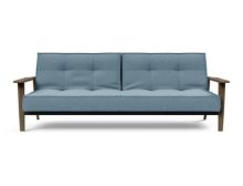 Billede af Innovation Living Splitback Frej Sofa Bed B: 232 cm - Smoked Oak/525 Mixed Dance Light Blue 