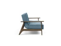 Billede af Innovation Living Splitback Frej Sofa Bed B: 232 cm - Smoked Oak/525 Mixed Dance Light Blue 