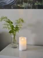 Billede af Sirius Sara Genopladeligt Stearinlys H: 12,5 cm - Hvid 