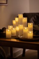 Billede af Sirius Sara Genopladeligt Stearinlys H: 12,5 cm - Hvid 