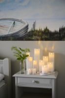 Billede af Sirius Sara Genopladeligt Stearinlys H: 30 cm - Hvid 