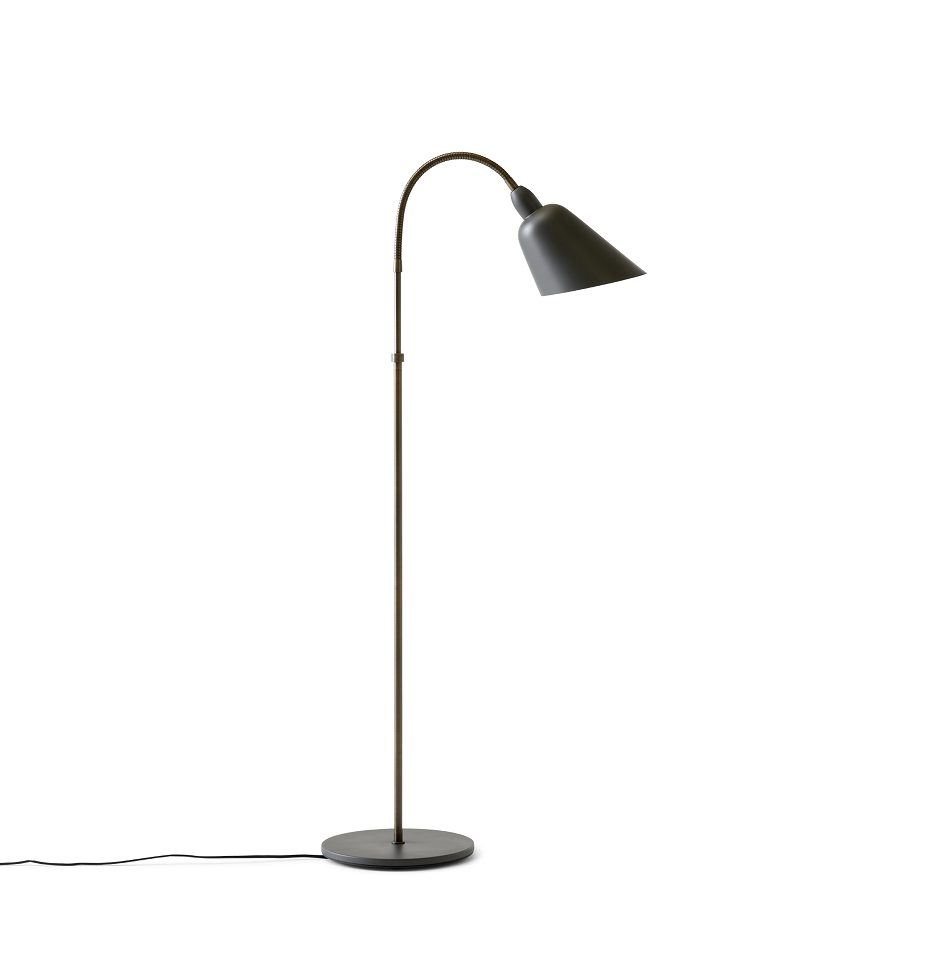 Billede af &Tradition Bellevue Floor AJ7 H: 130 cm - Stone Grey/Bronzed Brass