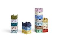 Billede af HAY Colour Crate Recycled S 10,5x17x26,5 cm - Powder OUTLET