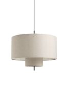 Billede af New Works Margin Pendant Lamp Ø: 90 cm - Beige/Black
