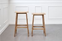 Billede af Duus & Møller Sky Barstol H: 67 cm - Naturolieret Massiv Eg/Egefiner