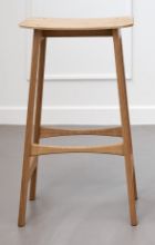 Billede af Duus & Møller Sky Barstol H: 73 cm - Massiv Eg/Egefiner